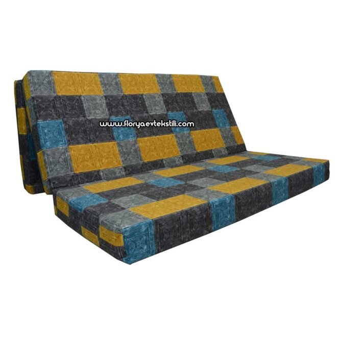 GOLD Çift Kişilik Katlanır Sünger Yatak 140x190x12 cm v1