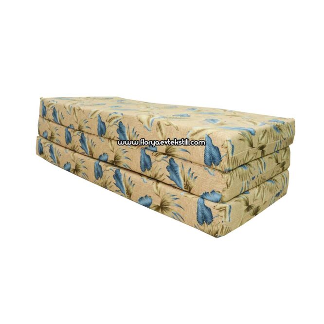 GOLD Çift Kişilik Katlanır Sünger Yatak 140x190x12 cm v3 - Görsel 2