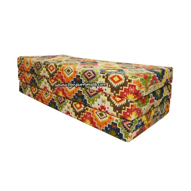 GOLD Çift Kişilik Katlanır Sünger Yatak 140x190x12 cm v4 - Görsel 2