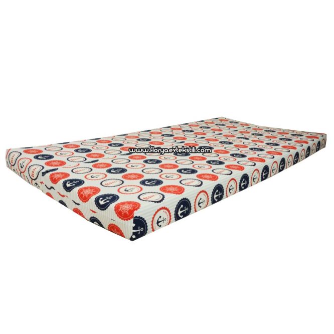 İkiye Katlanır Yatak 100x190x10 Desen v3 - Görsel 2
