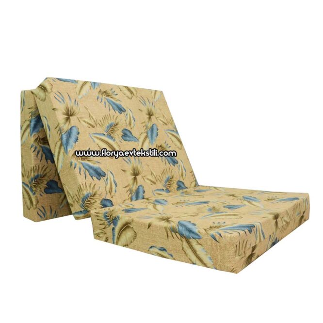 GOLD Tek Kişilik Katlanır Sünger Yatak 78x190x12 cm v4